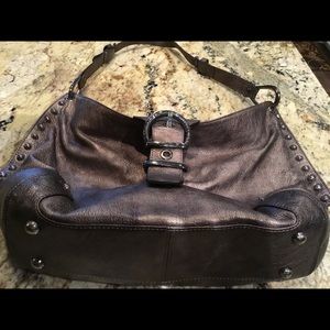 Stuart Weizmann studded purse.